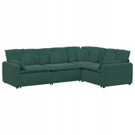 sofa-modulowa-z-poduszkami-aksamitna-ciemnozielona