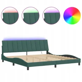rama-lozka-z-led-ciemnozielona-200x200-cm-ak