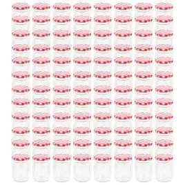 szklane-sloiki-na-dzem-bialo-czerwone-pokrywki