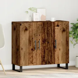 komoda-z-3-drzwiami-stary-drewniany-90x34x80-cm-plyta-wiorowa