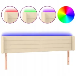 zaglowek-do-lozka-z-led-kremowy-183x16x78-88-cm-tkanina