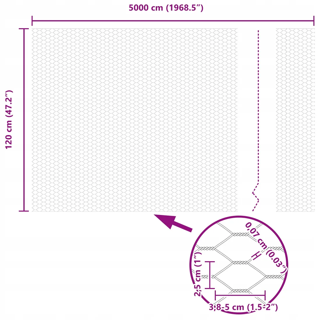 plot-hexagonalny-zielony-1-2x50-m-stal