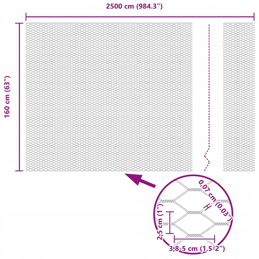 heksagonalny-plot-szary-1-6x25-m-stal