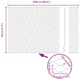 plot-hexagonalny-zielony-0-8x25-m-stal-producent-vidaxl