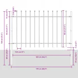 plot-ogrodowy-z-ostrymi-koncami-bialy-85x08-m-stal-kod-producenta-3334099