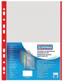 koszulki-pp-a4-krystal-40mikr-brzeg-czerwony-100sz-donau