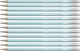 olowek-swano-pastel-hb-z-gumka-niebieski-12szt-stabilo