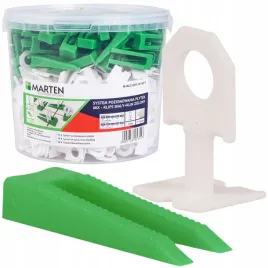 system-poziomowania-plytek-klips-10mm-bialy-300szt-kliny-100szt-marten