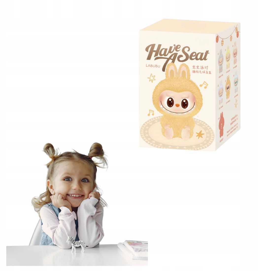 アイドル LABUBU THE MONSTERS Have A Seat3box Labubu POP MART Have a Seat figurka kolekcjonerska The