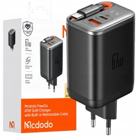 ladowarka-2w1-usb-c-a-mcdodo-ch-4100-67w-gan-kabel-usb-c-65cm-czarna
