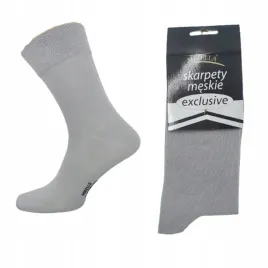 skarpety-meskie-garniturowe-exclusive-bawelna-eleganckie-38-40-popiel