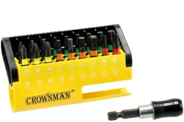 bit-koncowka-zestaw-crownman-mocowanie-1-4-dlugosc-25mm-s2-18-elementow