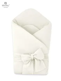 rozek-becik-niemowlecy-muslin-bawelniany-wiazany-miminu-smietanka-kokarda