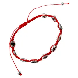 10-tka-sznurek-czerwony-z-krzyzykami-m125