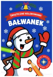 swiateczne-kolorowanki-balwanek-praca-zbiorowa