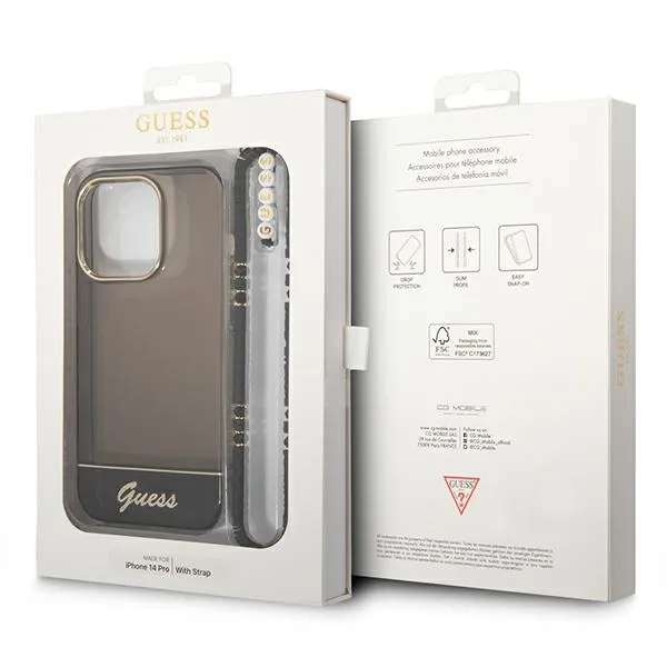 guess-etui-translucent-pearl-strap-hardcase-do-iphone-14-pro-max-6-7-design