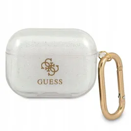 guess-pokrowiec-do-airpods-pro-zbiornik-glitter-case-transparent-do-apple
