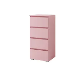 komoda-45-cm-4-szuflady-rozowa-dla-dziewczynki-cosmo-c07