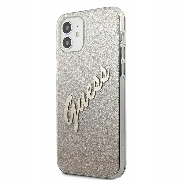 guess-etui-hardcase-do-iphone-12-mini-54-zloty-glitter-gradient-script