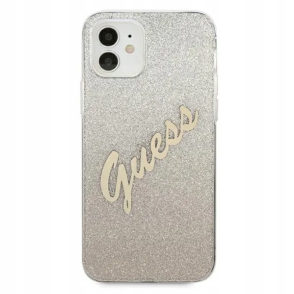 guess-etui-hardcase-do-iphone-12-mini-54-zloty-glitter-gradient-script