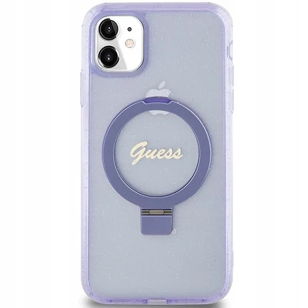 guess-etui-hardcase-do-iphone-11-xr-6-1-ring-stand-script-glitter