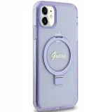 guess-etui-hardcase-do-iphone-11-xr-6-1-ring-stand-script-glitter-kolor-fioletowy