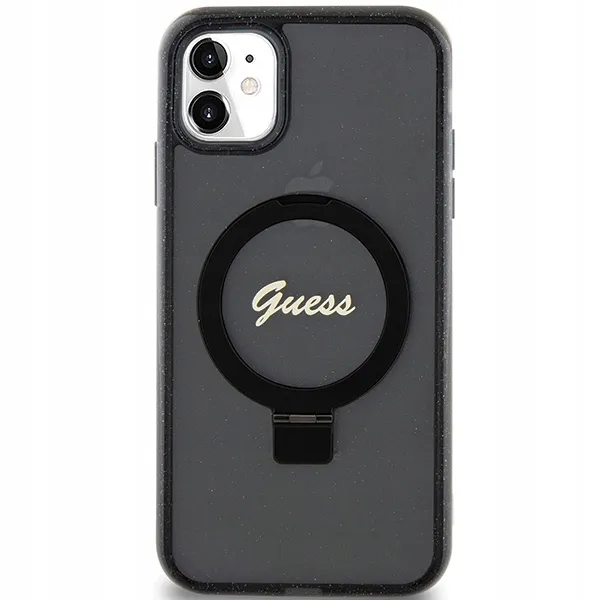 guess-etui-hardcase-do-iphone-11-xr-6-1-ring-stand-script-glitter-przeznaczenie-apple