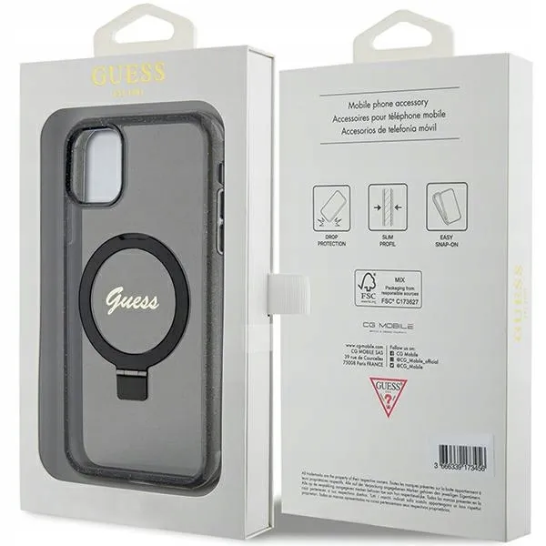 guess-etui-hardcase-do-iphone-11-xr-6-1-ring-stand-script-glitter