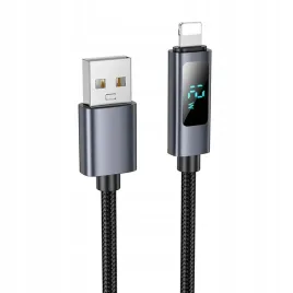 kabel-ladowania-usb-a-apple-lightning-hoco-24a-z-wyswietlaczem-1m-czarny