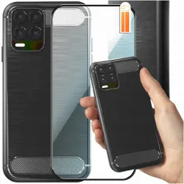 etui-pancerne-karbon-do-realme-8-8-pro-czarne-ochronne-case-szklo