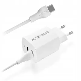 ladowarka-sieciowa-20w-2w1-usb-usb-c-vidvie-ple248-kabel-usb-typ-c-1m