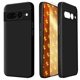 etui-do-google-pixel-7-pro-czarne-matowe-obudowa-slim-silikon-szklo
