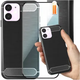 etui-pancerne-karbon-do-apple-iphone-12-mini-czarne-ochronne-szklo-9h