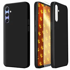 etui-do-samsung-galaxy-a34-5g-czarne-matowe-obudowa-silikon-szklo-9h