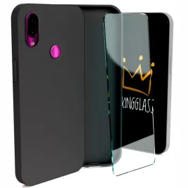etui-do-xiaomi-redmi-note-7-note-7-pr-czarne-matowe-silikon-szklo