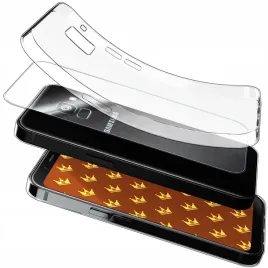 etui-do-samsung-galaxy-a5-a8-2018-przezroczyste-silikonowe-szklo-9h