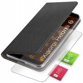 etui-z-klapka-do-xiaomi-redmi-6-czarne-zamykane-magnetyczne-kabura-szklo
