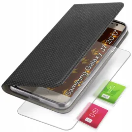 etui-z-klapka-do-samsung-galaxy-j7-2017-czarne-zamykane-magnetyczne-szklo