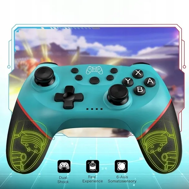 bezprzewodowy-pad-kontroler-do-nitendo-switch-pc-android-tv-box-bth-stan-nowy-kolor-zielony