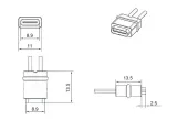 gniazdo-usb-c-z-przewodami-8cm