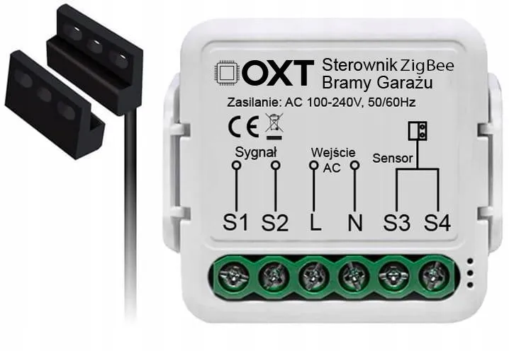 modul-oxt-z-sensorem-do-silnika-bramy-garazu-zigbee-tuya-stan-nowy