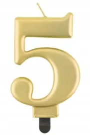 swieczka-cyferka-5-beautyandcharm-metalik-zlota-8cm-godan