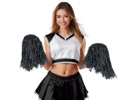 pompony-cheerleaderki-czarne-2-szt