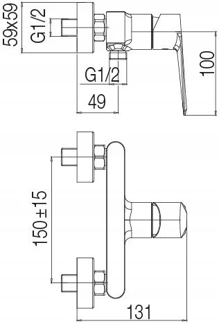 bateria-natryskowa-esto-scienna