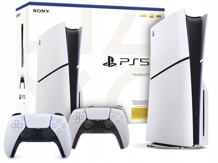 Konsola SONY PlayStation 5 Slim Blu-Ray 2x Pad PS5 SLIM 1TB Napęd 2x Pad