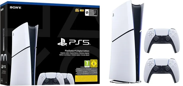 Konsola SONY PlayStation 5 Slim Digital 2x Pad PS5 SLIM 1TB Digital 2x Pad