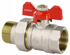 zawor-kulowy-niklowany-standard-z-dlawikiem-pn16-1-cal-pn16-z-motylkiem