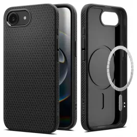 etui-spigen-liquid-air-mag-magsafe-na-iphone-16e-czarny-mat