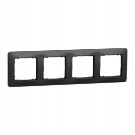 ramka-4-krotna-czarny-antracyt-sedna-design