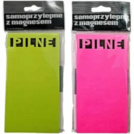 karteczki-samoprzylepne-pilne-z-magnesem-75x150mm-51k-neon-2-sztuki